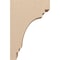 Ekena Millwork 6"W x 12"D x 18"H Classic Pescadero Rough Cedar Woodgrain TimberThane Corbel, Primed Tan CORUR06X12X18PECRCPR - alternate 3